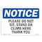 Signmission Safety Sign, OSHA Notice, 10" Height, Please Do Not Sit Stand Or Climb Sign, Portrait OS-NS-D-710-V-17420 - alternate 1